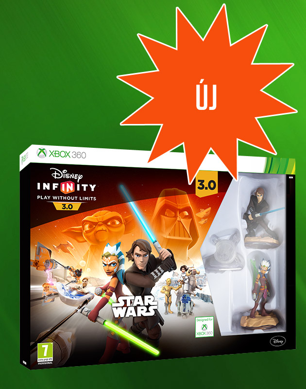 Új Disney Infinity 3.0 Edition Star Wars Starter Pack Xbox 360