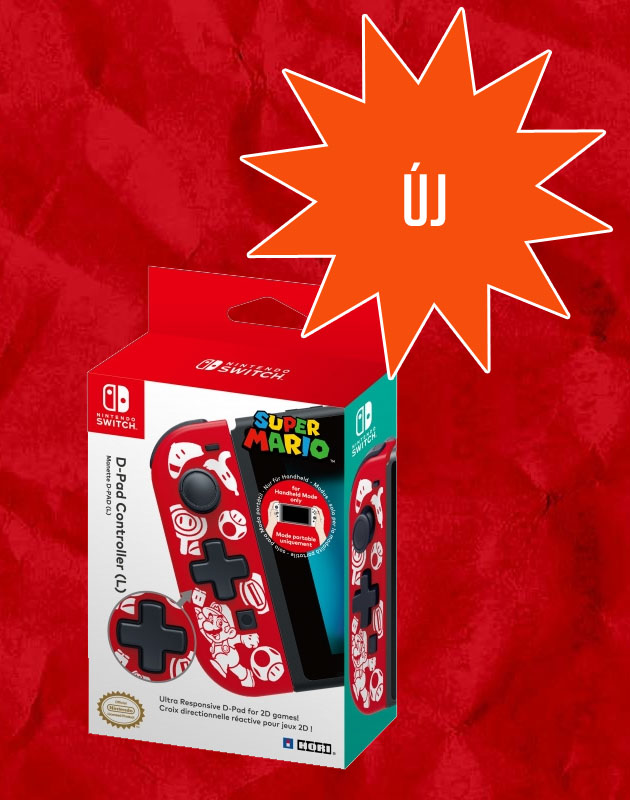 Hori D-Pad Kontroller (bal) Mario