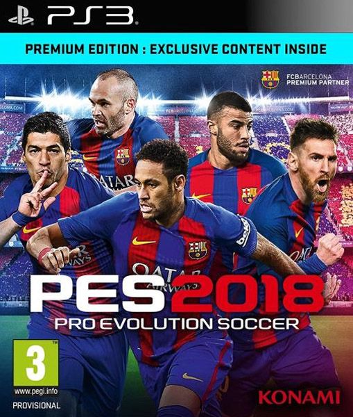 Használt Pro Evolution Soccer 2018 (PES 18) PS3 játék