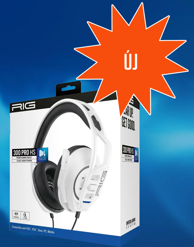 RIG 300 PRO HS Gaming Headset - fehér 