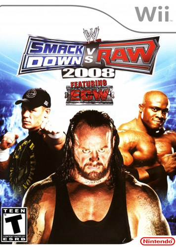 Használt SmackDown vs Raw 2008 Wii játék