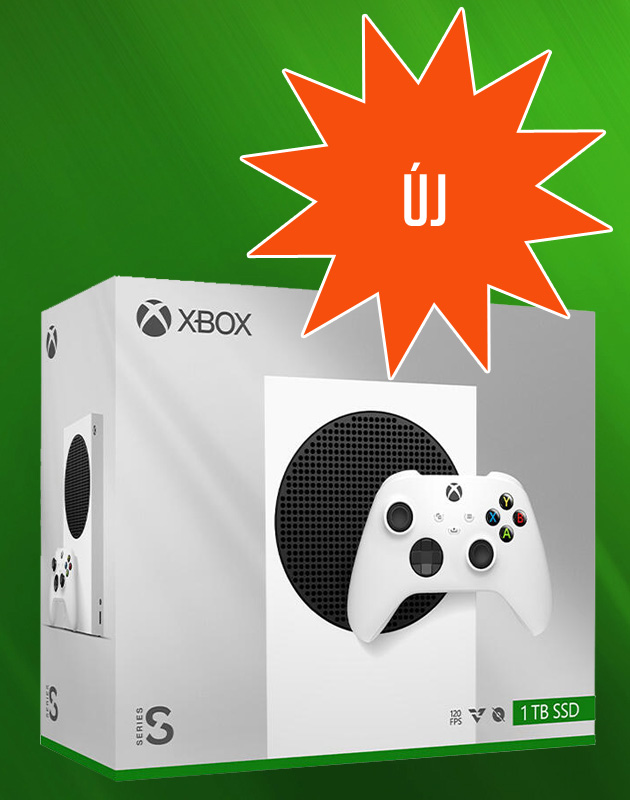 Xbox Series S 1 TB Robot White konzol